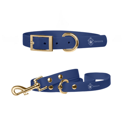 Royal blue Collar & Leash Set