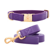 Purple Lavender Collar & Leash Set