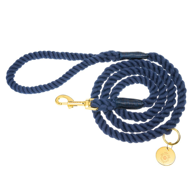Royal Blue Rope Leash