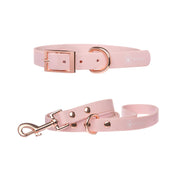 Baby Pink Collar & Leash Set
