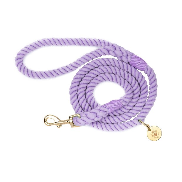 Purple Lilac Rope Leash
